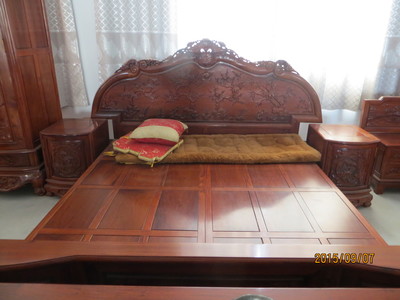 【禧韻瓏】紅木家具 中式雕花花梨木大床，傳承經(jīng)典，定制尊享