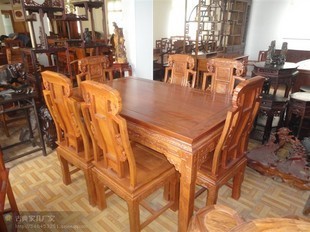 福祿壽餐桌 供應非洲花梨木紅木家具餐廳餐桌系列，盡顯家居尊貴典雅